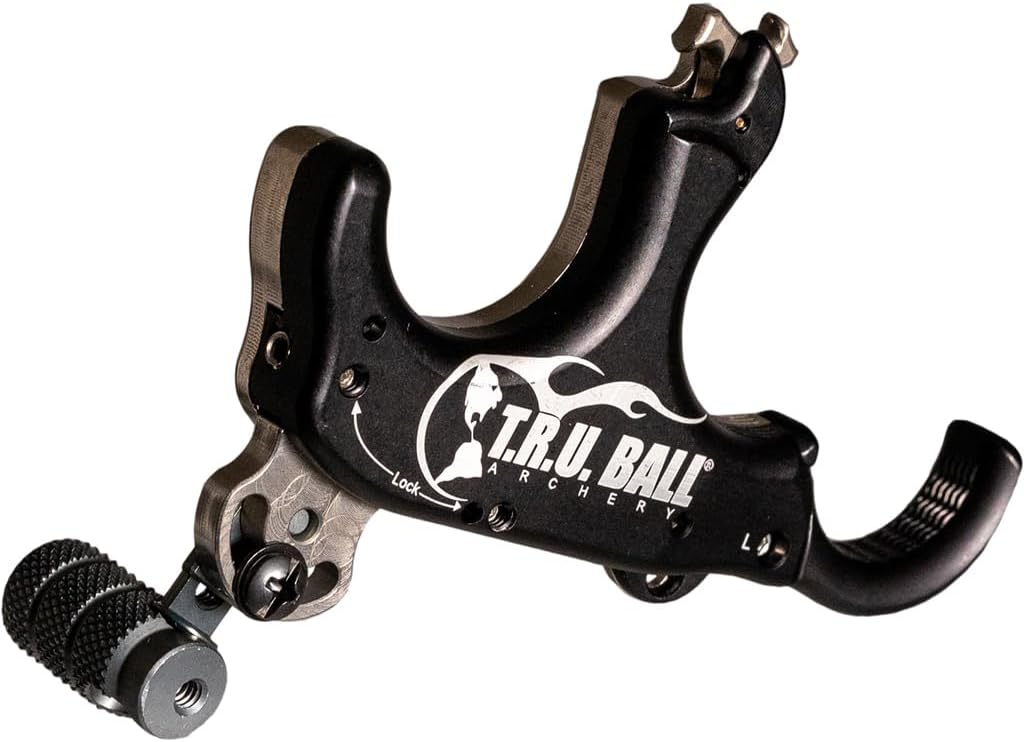 TRU Ball Trident PRO Flex Release 3 Finger Adjustable Silver Brass Large