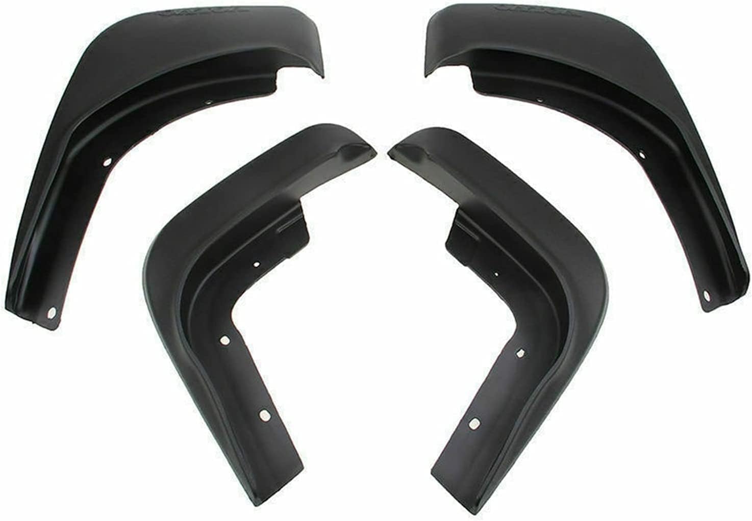 4 Pcs Rubber Mudflaps for Volvo XC60 2014 2015 2016, Mud Guard with