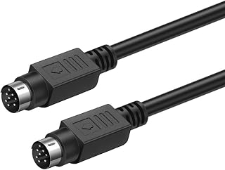8Pin DIN オス-メス アダプター ケーブル, ビジネスツービジネス | ゲームコンソールアクセサリ用データ転送コード、キーボード用高耐久アダプタプラグ