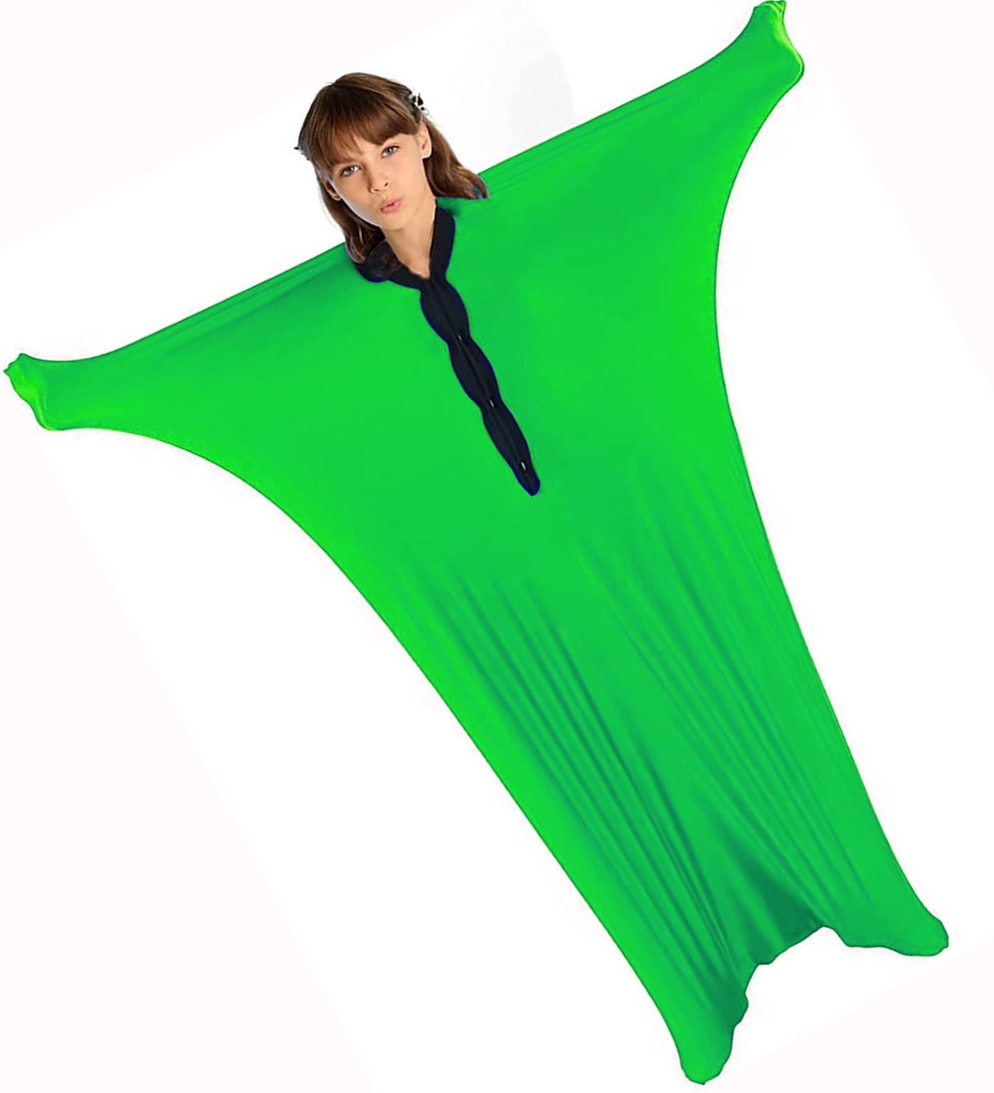 Calzino Sensoriale Sacco Sensoriale for Autismo Bambini E Adulti Coperta Calma for Bambini con Autismo, ADHD, Disturbo Dell'elaborazione Sensoriale (Color : Groen, Size : M-119 * 69 cm)