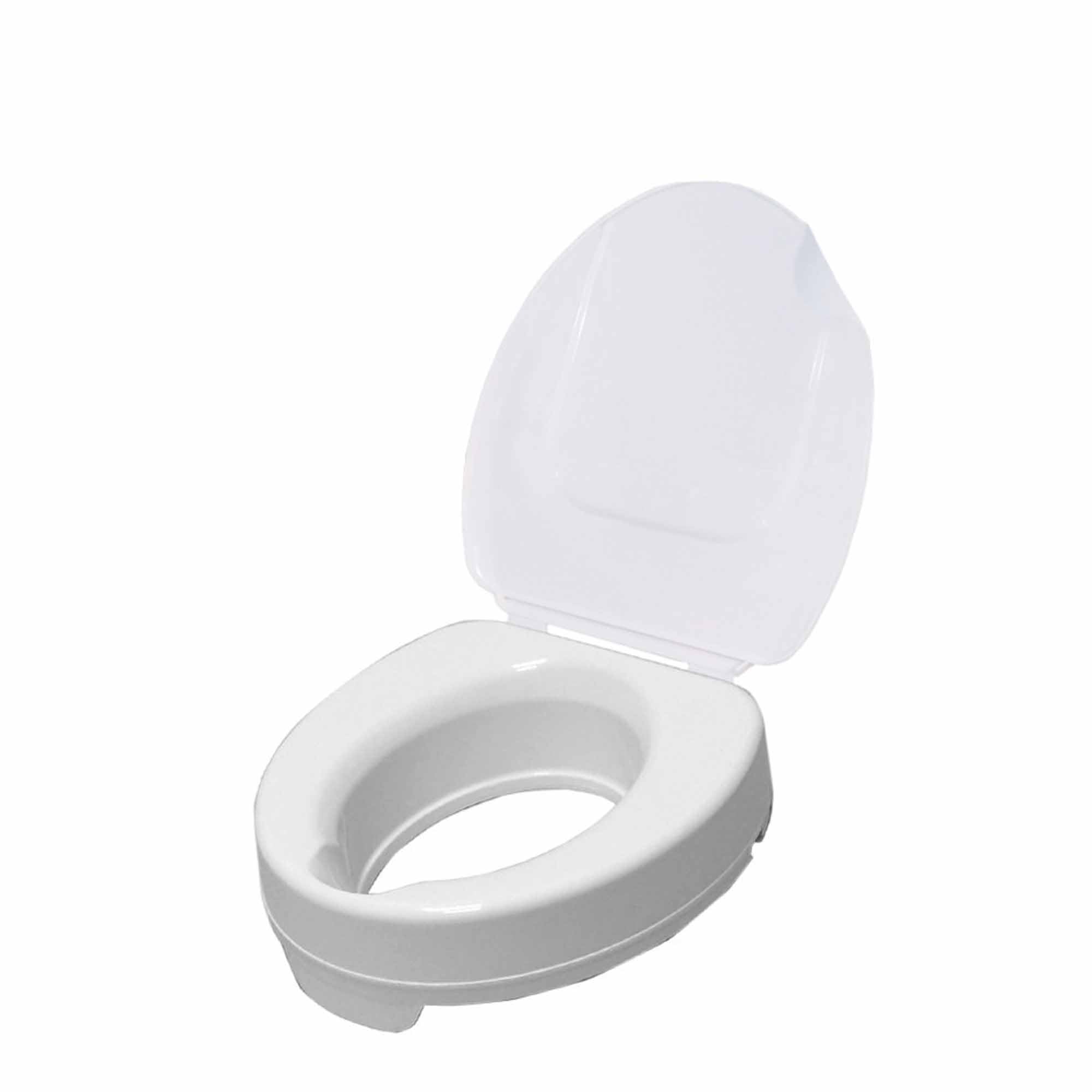 Drive Medical mit Deckel, Toilettensitzerhöhung Ticco 2G, weiß