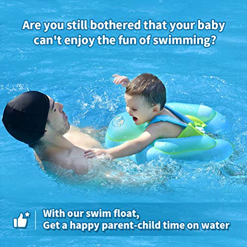 Free Swimming Baby Pool Float Activity Center with Removable Canopy for Kids Aged 6-36 Months Fun on The Water(with Canopy, S) - Thumbnail 5