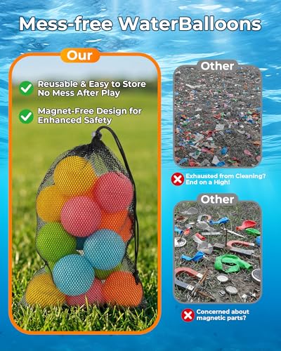 50% Off 15Pcs Reusable Water Balloons for Kids - Image 7