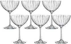 Haus Concept, Jogo 6 Taças para Espumante Vintage 340ml Cristal Dream – Haus Concept