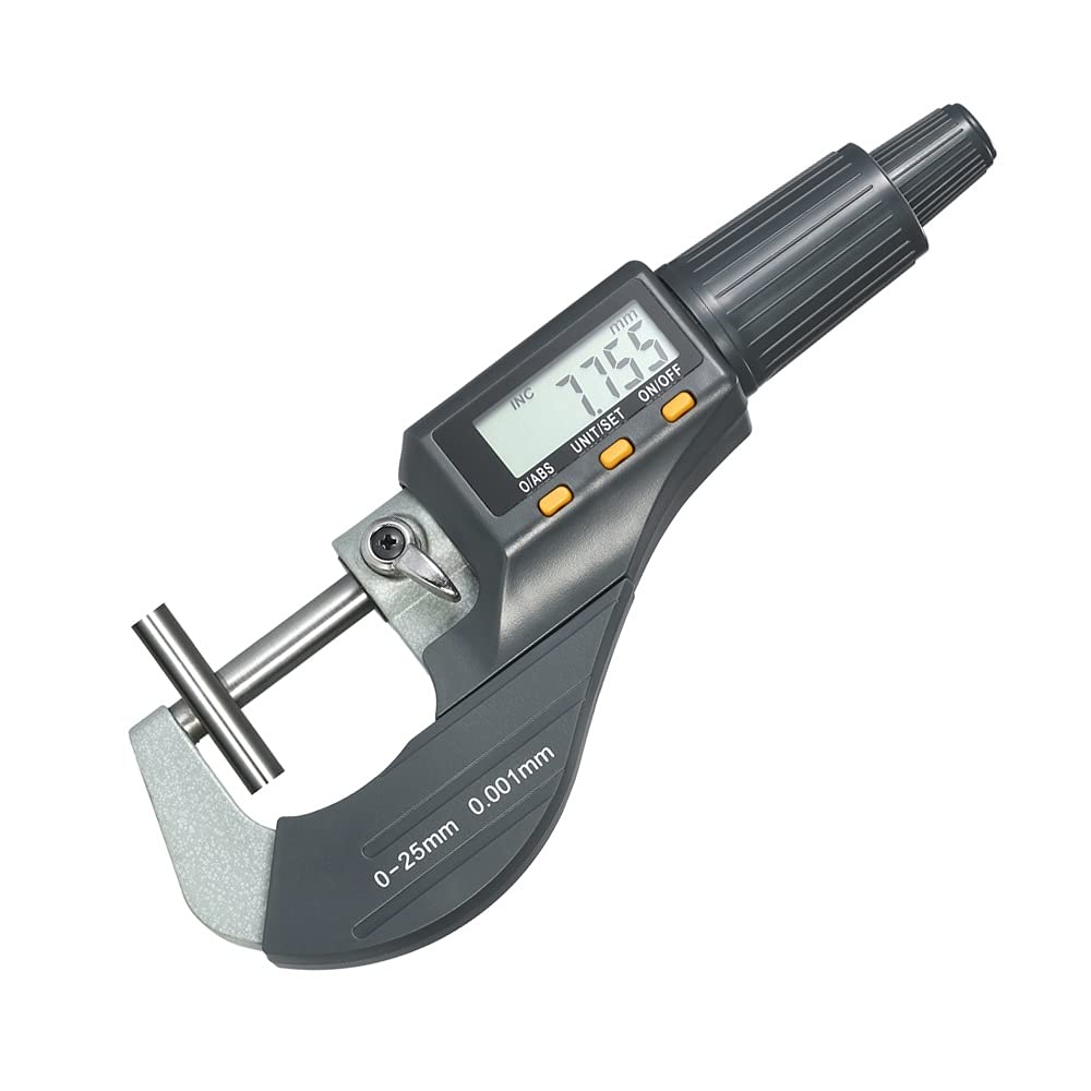 Cyfrowy mikrometr 0-25mm elektroniczny cyfrowy mikrometr zewnętrzny 0.001mm głębokość mikrometr wysoka precyzja mikrometr zacisk