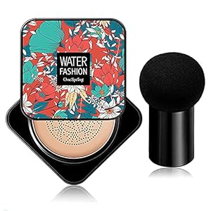 Weafamly Mushroom Head Air Cushion CC Cream Long Lasting Nude Matte Concealer BB Cream Cosmetics Moisturizing Oil-controlling Waterproof Foundation Concealer