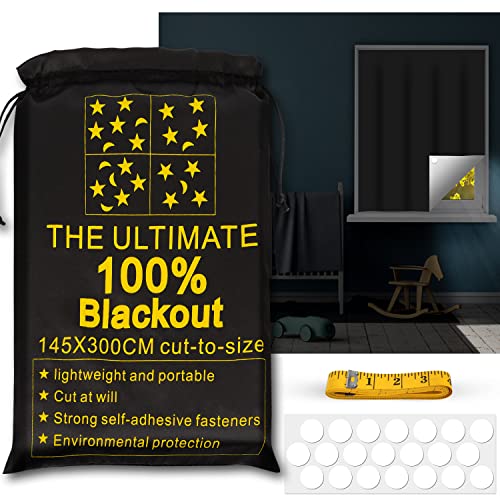 [2022 Upgraded] Portable Blackout Shades (118