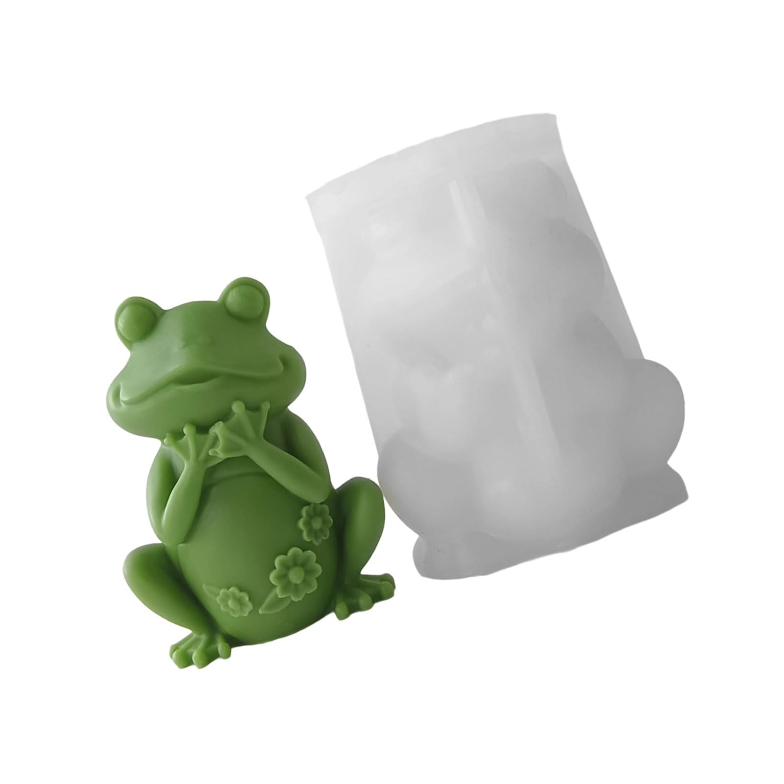 PURPLELILY Cartoon Animal Molds Casting Silicone Ornament Plasters Frogs Epoxy Resin Molds Cartoon Animal