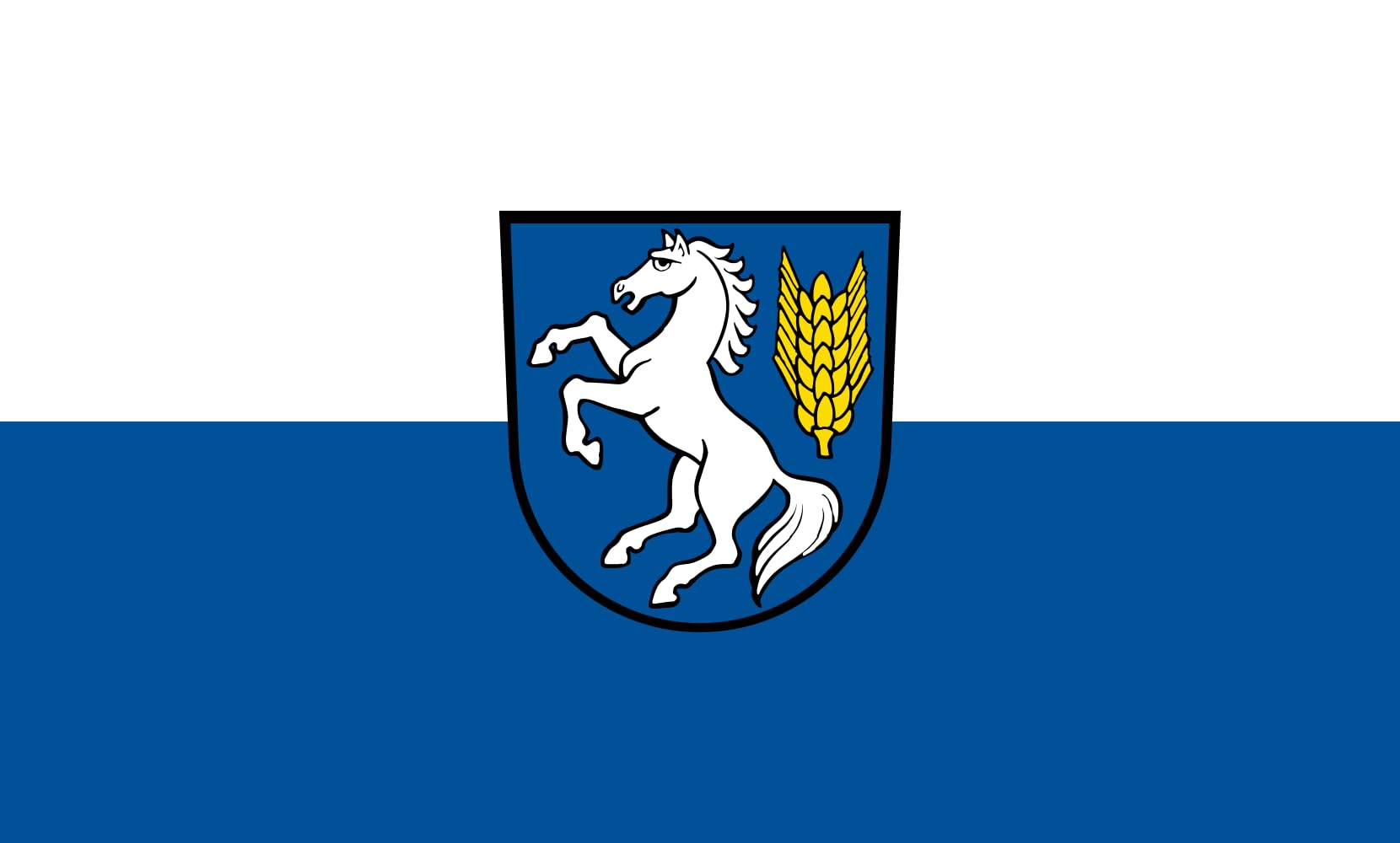 Drapeau St. Johann grand pavillon paysage 1.35m² extérieur pour mairie
