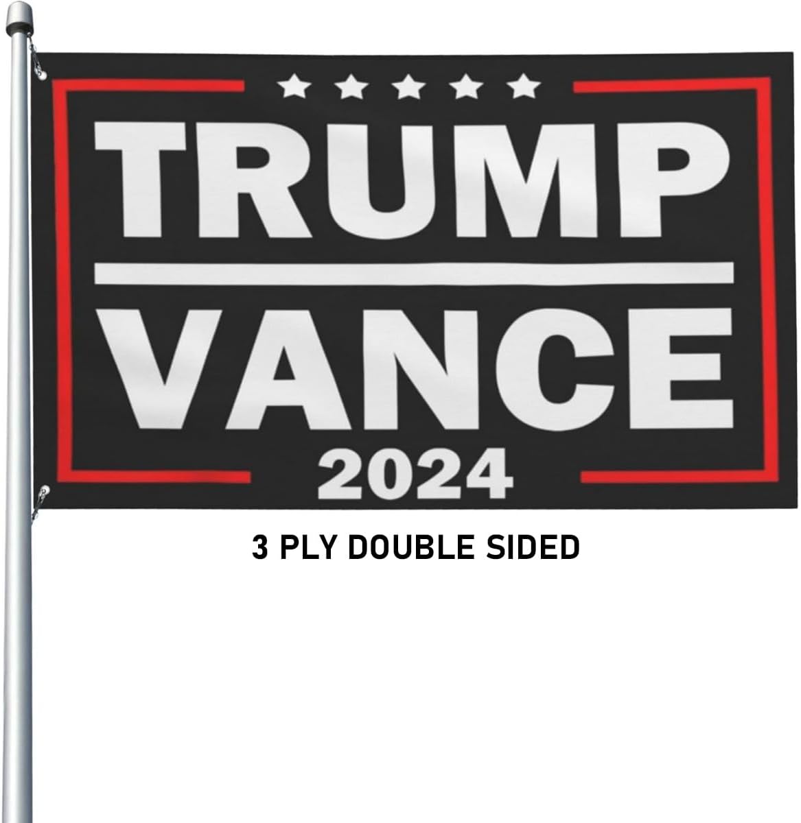 Trump Vance 2024 Flag 3x5 Ft Take America Back Flags Double Sided 3 Ply Indoor Outdoor Trump Tapestry Banner