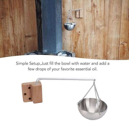 Cuenco Aromaterapia Sauna de Acero Inoxidable miniatura 3
