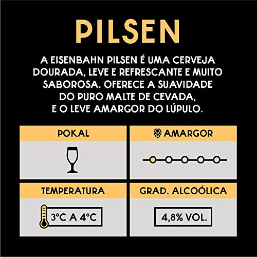 Cerveja Eisenbahn Pilsen Long Neck 355 ml