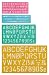 Westcott LetterCraft 4 Piece Plastic Lettering Stencil Guide Set (02145)