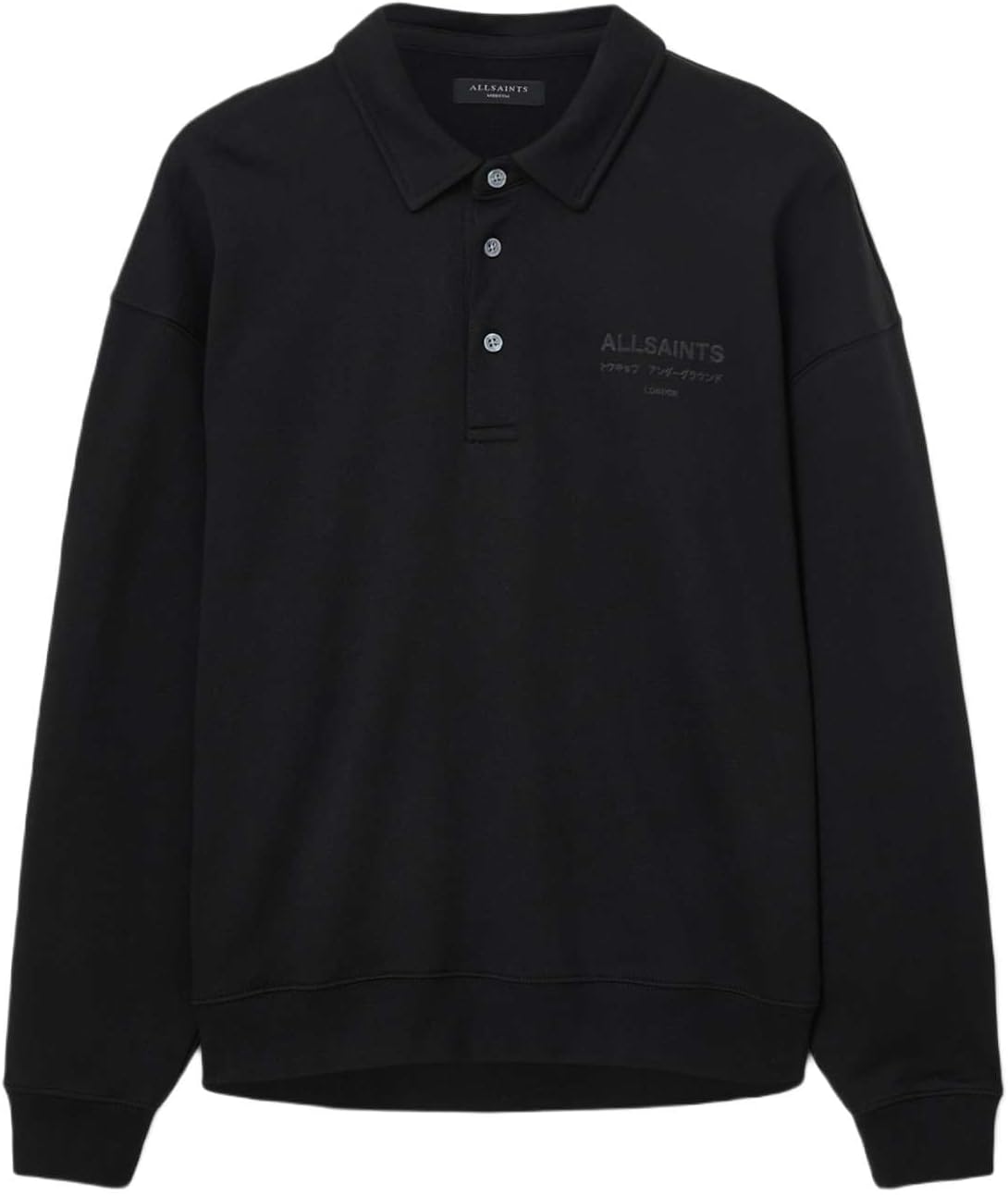 AllSaints Mens Xander Sweat Polo - Image 7