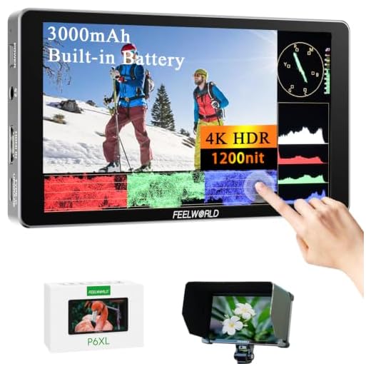 FEELWORLD P6XL 6 Inch Camera Monitor