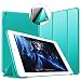 Produktbild iPad 2 3 4 Hülle -VAGHVEO Ultradünne Leichtgewicht Trifold Ständer Schutzhülle [Auto aufwachen/Schlaf] Smart Cover mit Weicher TPU Rückseite für Apple iPad 2 /iPad 3 /iPad 4 Retina (Minze Grün)