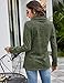 Romanstii Cozy Oversized Sweaters for Women Comfy Cowl Neck Sweatshirt Casual Zip Pullover Long Sleeve Tops with Pockets Army Green Size XL