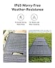Anker Solix PS30 Solar Panel, 30W Foldable Portable Solar Charger, IP65 Water and Dust Resistance, Ultra-Fast Charging, Charges 2 Devices at Once, for Camping, Hiking, and Outdoor Activities.