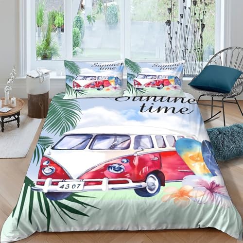 Housse de couette dirigeable steampunk 260x220 en microfibre avec parure de lit 3D