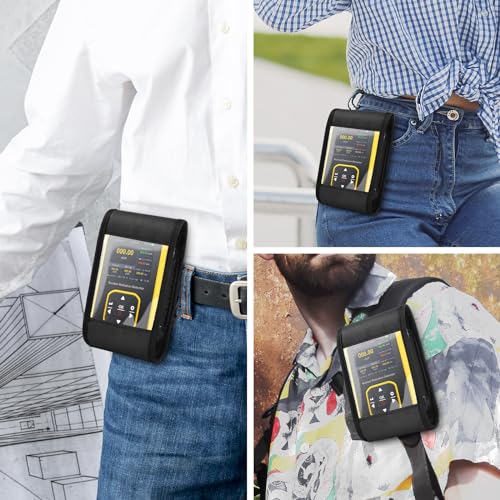 Image of Beautyflier Radiation Monitor Meter Portable Carrying Case, Travel Carrying Storage Bag, Protective and Dust-Proof Belt Clip Pouch Compatible with Geiger Counter Nuclear Radiation Detector, Case Only