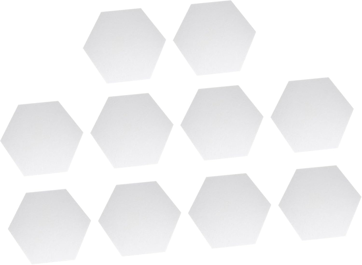 Hexagon Felt Panel Modern Artistic Style Self-Adhesive Message Board Drawing Pins