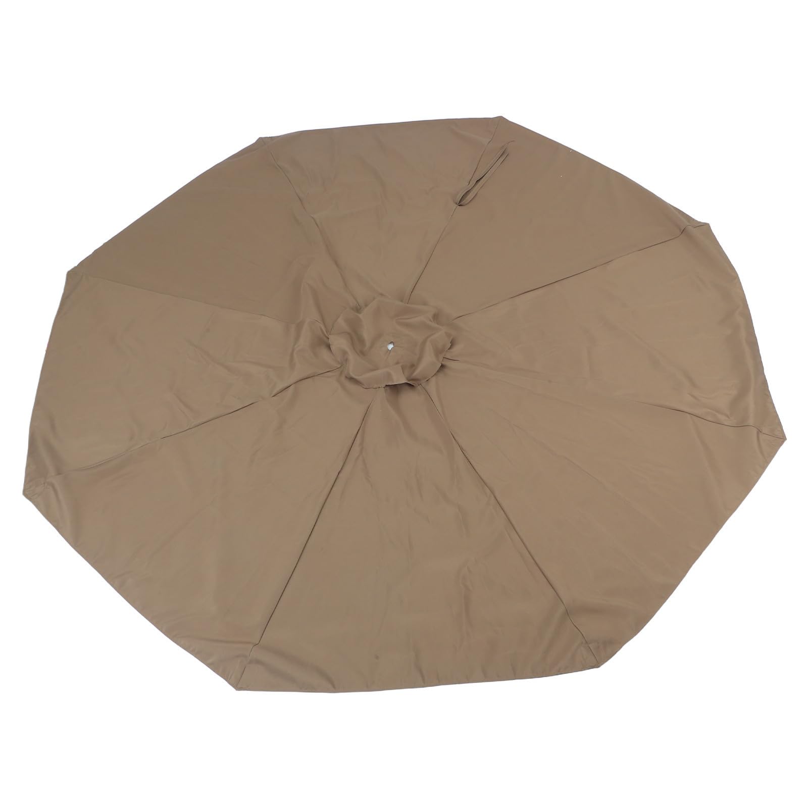 Beavorty Toile de Remplacement pour Parasol de Terrasse 2,7m en Polyester Protection Solaire Réglable, Installation Facile pour Parasol Extérieur Fête
