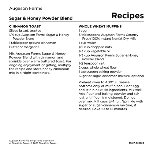 Augason Farm's Sugar & Honey Powder Blend #TOP6