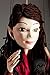 Marilla die Elfenbrünette tschechische handgemachte Puppe Marionette