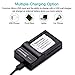 Newmowa® EN-EL19 Ersatz Akku (2er Pack) und tragbar USB-Ladegerät-Set für Nikon EN-EL19 und Nikon Coolpix W100, S100, S2500, S2600, S2700, S2750, S3100, S3200, S3300, S3400