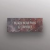 Black Bear Pass Magnets Magnets Adventure Mountain | Premium Quality 2-Pack | Apply to Metal Surfaces on Cars, Trucks, Vans, SUV | 8.1-Inches by 3.2-Inches | MagnetPD1877