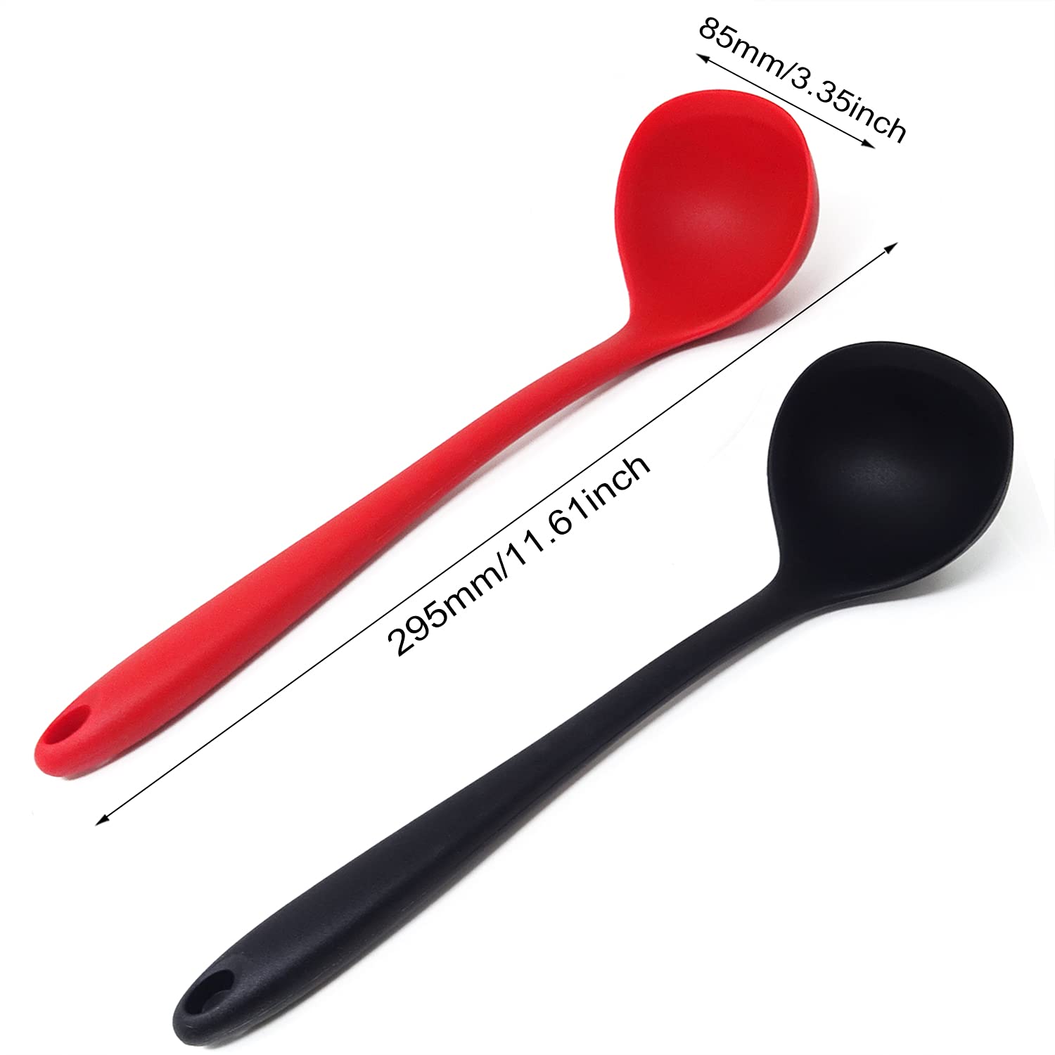 Thick Long Handle Pure Copper Spoon, Dinner Brass Spoon, Soup Spoon, Copper Spoon, Copper Tableware (Copper A 21.5CM)