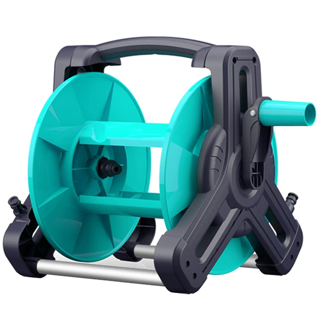 Enrouleur de tuyau d'arrosage et chariot de rangement pour lavage extérieur domestique
