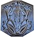 SvitMolds Concrete Mold DIY Frog Stepping Stone Mould Concrete Cement Mould ABC Plastic Toad Animal Garden and Yard Decor Garden Path Walkway (1, S68)
