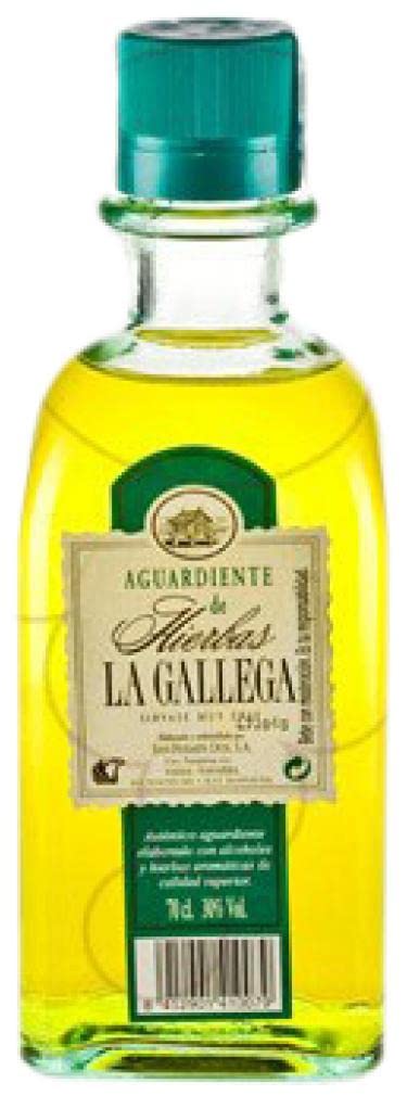3 × Licor de hierbas La Gallega (Caja de 3 Botellas de 70 cl)
