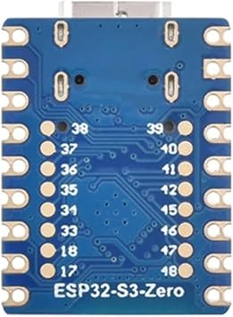QUR ESP32 S3 Zero Wi-Fi BT 5.0 Mini Development Board Simplified Prototyping for Embedded Projects 896C Computer Spare Parts Parts (with Soldered)