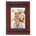 Prinz Cooper Distressed Wood Plank Frame with Faux Metal Band, 8 by 10-Inch, Red