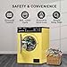 Equator All-In-One VENTED/VENTLESS Washer-Dryer 1.9cf/18lb 1400RPM 110V (Yellow/Black)