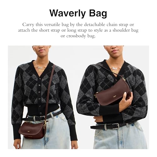 Image of Coach Women's Natural Grain Leather Waverly Bag