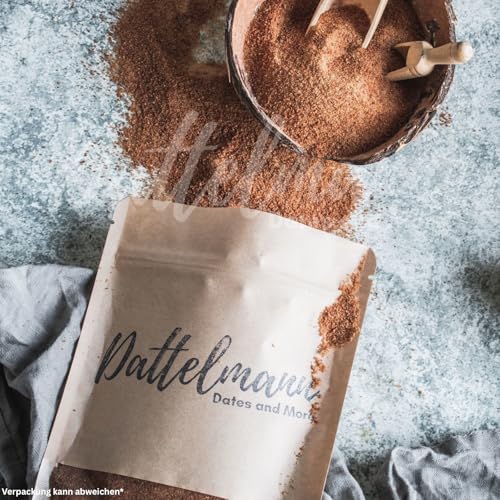 DATTELMANN® - Bio Kokosblütenzucker 1KG - Natürlicher Süßstoff - Zucker Alternative - Unraffinierte mit Niedrigem Glykämischen Index