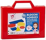 Confezione da 48 CWR 07734 Blocchi Logici Valigetta da 48 Pezzi