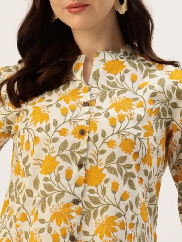 Image of Printed Mandarin Shirt - Casual & Chic (S-3XL)