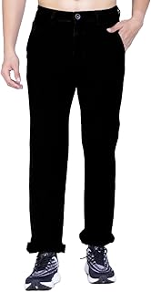 Awack Stretchable Denim Comfort Fit High Rise Basic Front Cross Pockets Jeans Pant for Men