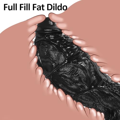 Image of Huge Thick Dildo Adult Toys 3.7'' Diameter, 10.8'' Big Fat Giant Dildos Butt Plug Sex Toy for Anal Stretcher, Realistic Analdildo for Advanced Player P Spot Stimulation