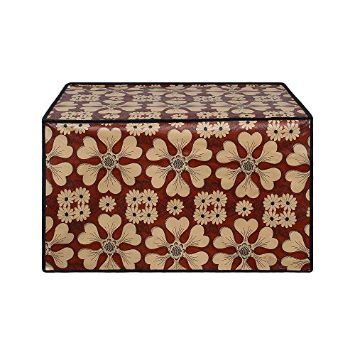 Image of DREAM KING Stylish Design & Printed Microwave Oven Cover Full Closure |waterproof & Dustproof Oven Cover Suitable for All Models - Multicolour SA62