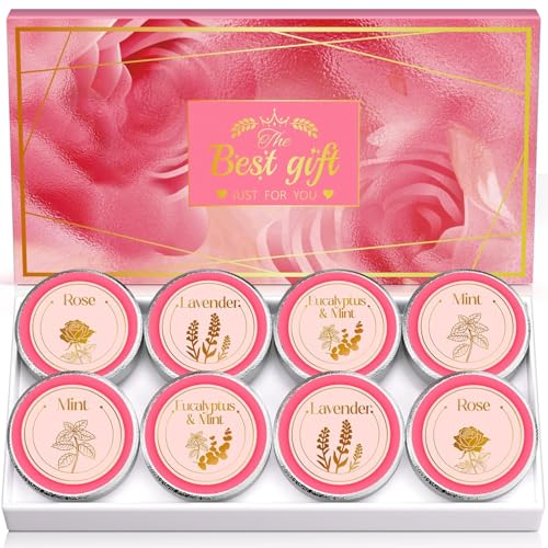 Eletorot Birthday Gifts for Women Her 8 Pc Shower Steamers Aromatherapy