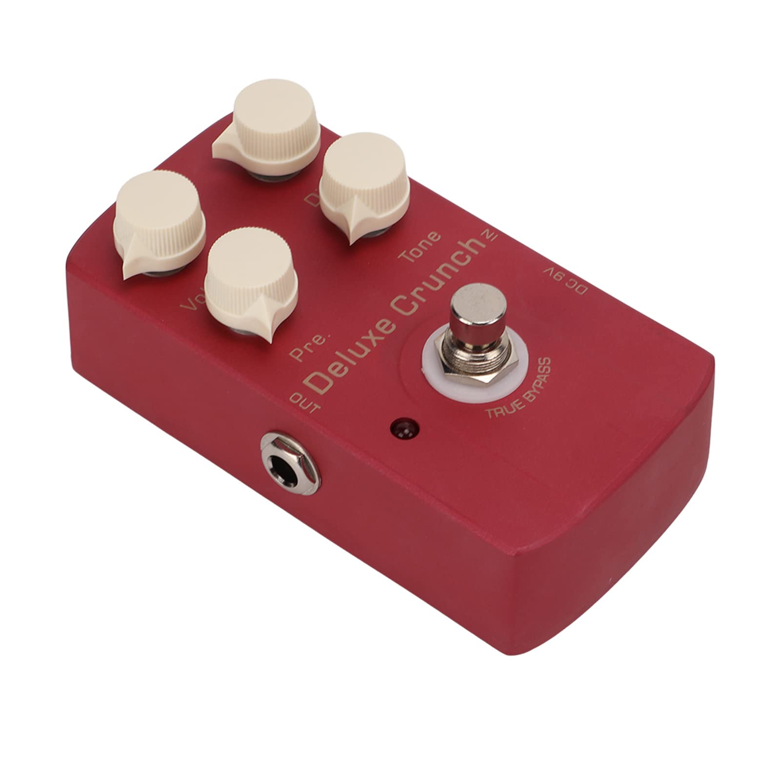 Pedał Efektów do Gitary Elektrycznej Akcesoria Gitarowe Distortion Pojedynczy Pedał Efektów 9mA Metal Red