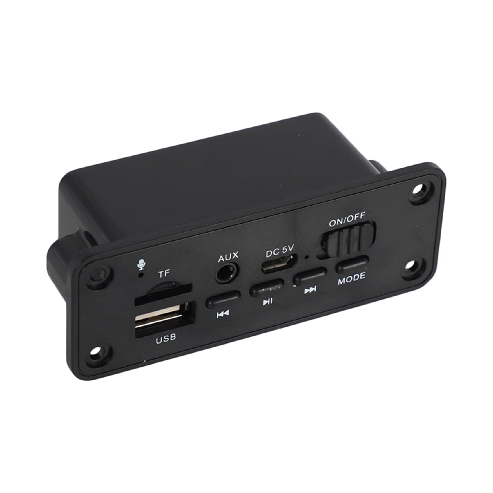 10 x zestaw głośnomówiący odtwarzacz MP3, dekoder płytki, 2 x 3 W, wzmacniacz DC 5 V, MP3 WMA, bezprzewodowy Bluetooth 5.0, dekoder płytki, moduł audio, USB, FM, TF, nagrywanie, radio AUX do