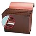 Smead TUFF Expanding File, 31 Pockets, Daily (1-31), Flap and Cord Closure, Letter Size, Redrope (70367)