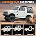 ARRIS 1/10 RC Crawler, WPL C74-1 Jimny JA11 RC Rock Crawler 4x4 2.4Ghz Remote Control Off Road Truck, 4WD RC Pickup Truck RTF with LED Light Hobby Grade Toy Gifts for Adults