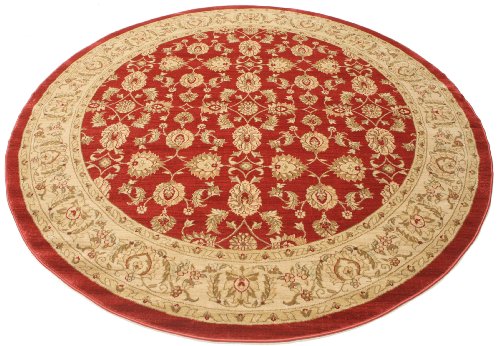 RugVista, Ziegler Kaspin, Teppich, Mittelflor Teppich, ∅ 250 cm, Rund, Orientalischer Ziegler Teppich, Oeko-Tex Standard… – Bild 4